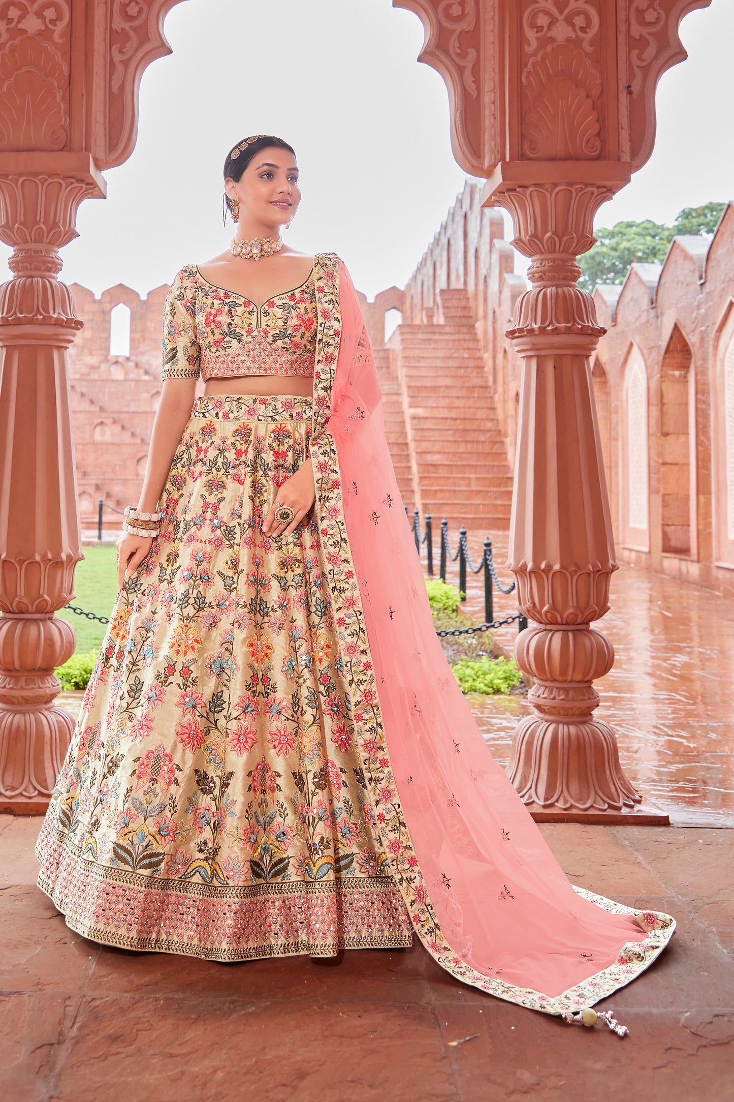 Pastel Hues Dreamy Bridal Lehenga