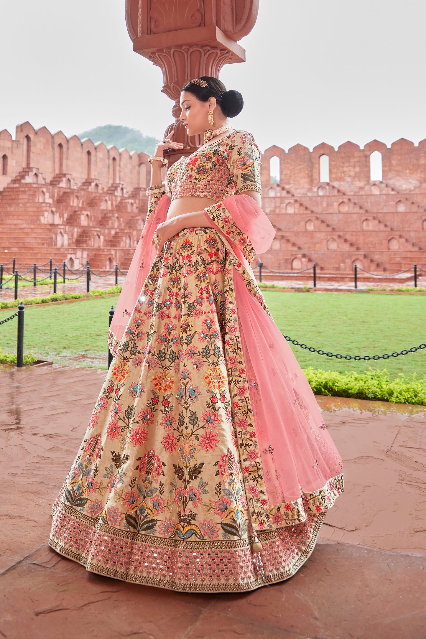 Pastel Hues Dreamy Bridal Lehenga