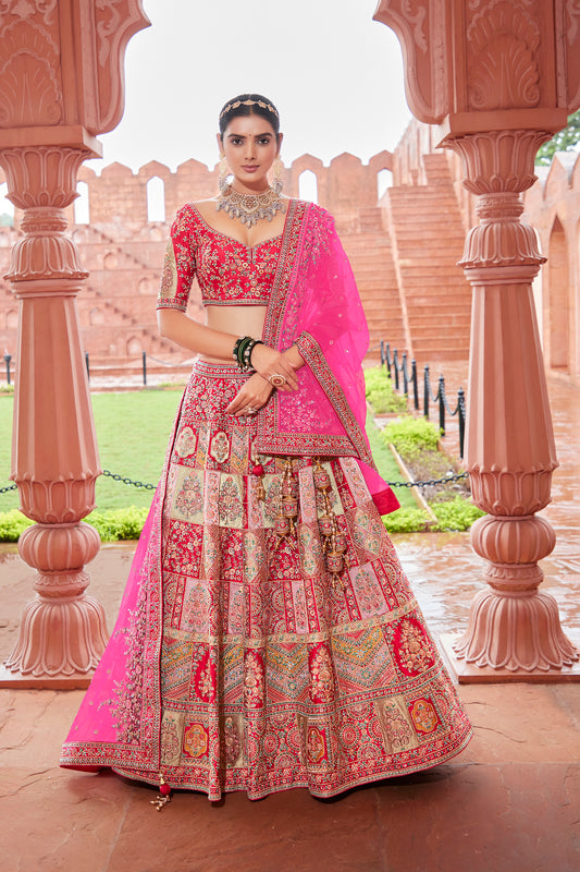 Pretty in Pink Dreamy Bridal Lehenga